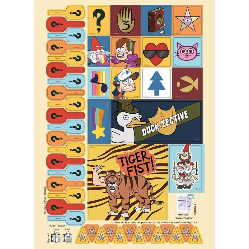 Caderno 01X1 Capa Dura 2021 Gravity Falls 80Fls. - Planeta Criança